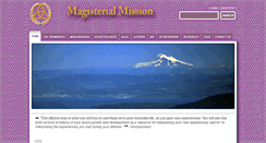 Desktop Screenshot of magisterialmission.org