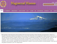 Tablet Screenshot of magisterialmission.org